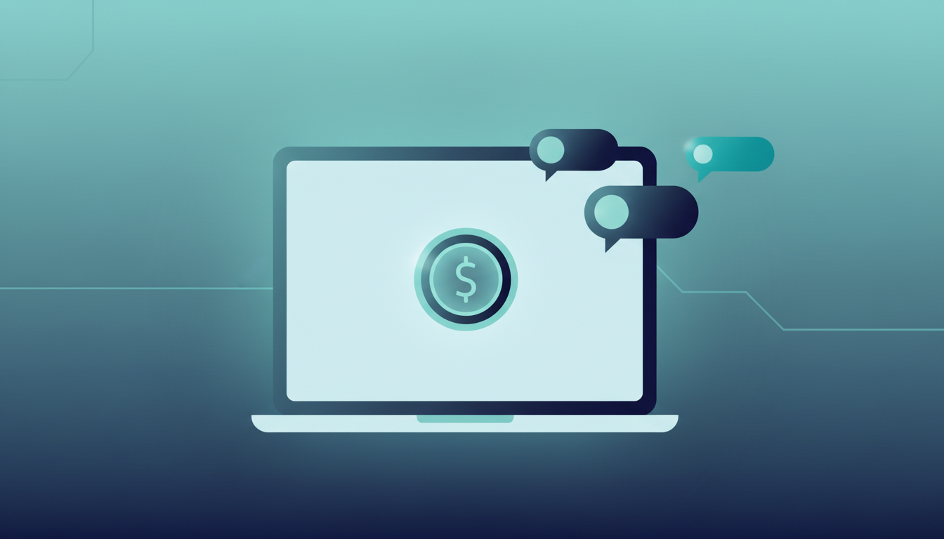 Social media management pricing illustration